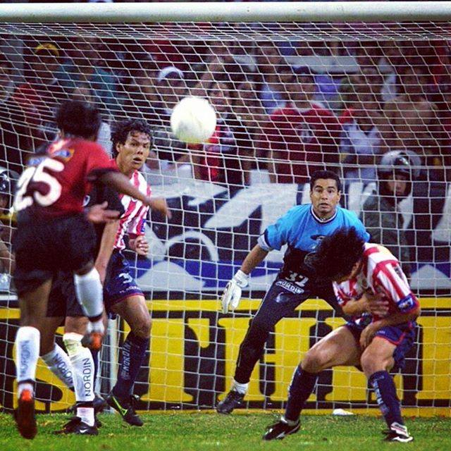 Martin “Pulpo” Zuñiga in action with Chivas de Guadalajara in Mexico