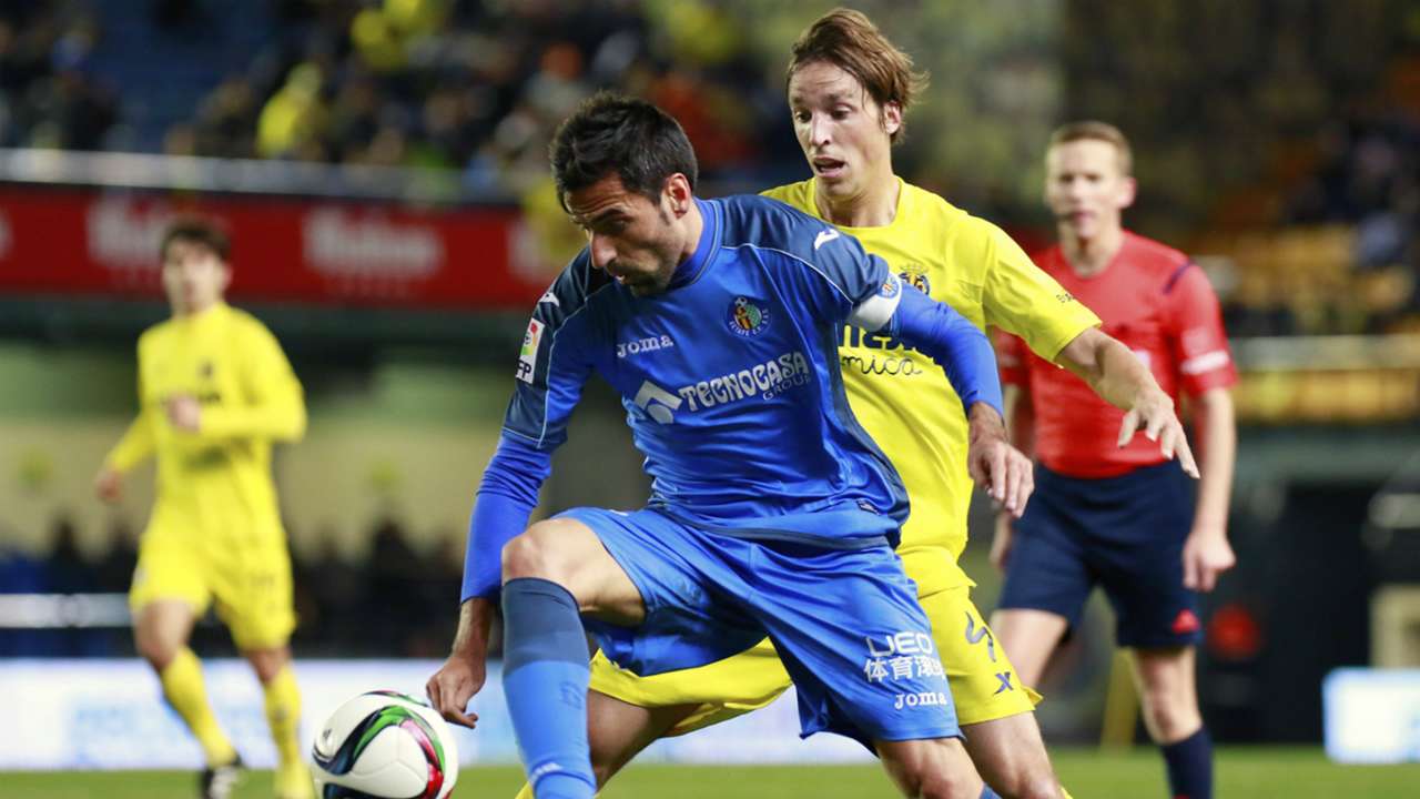 Juan Rodriguez during a La LIGA match against Villarreal